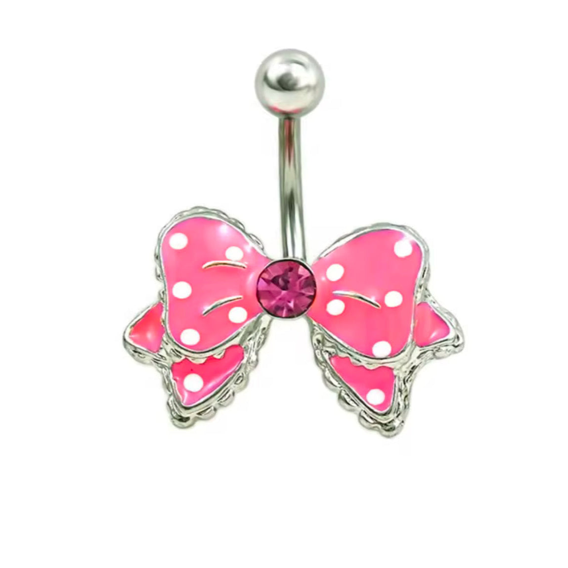 Piercing de Umbigo em Aço Inoxidável, Laço
