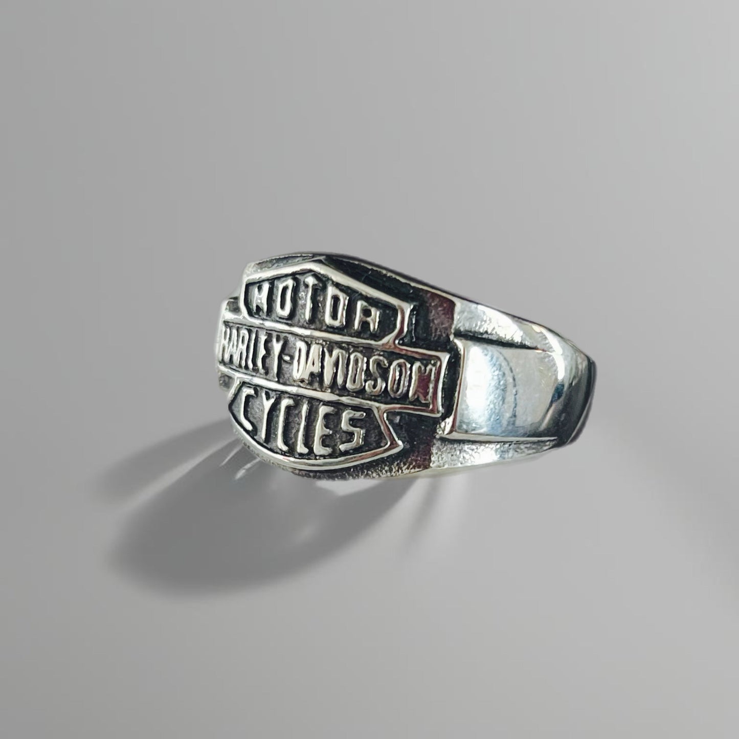 Anel de Homem em Aço Inoxidável 316L, Harley D.