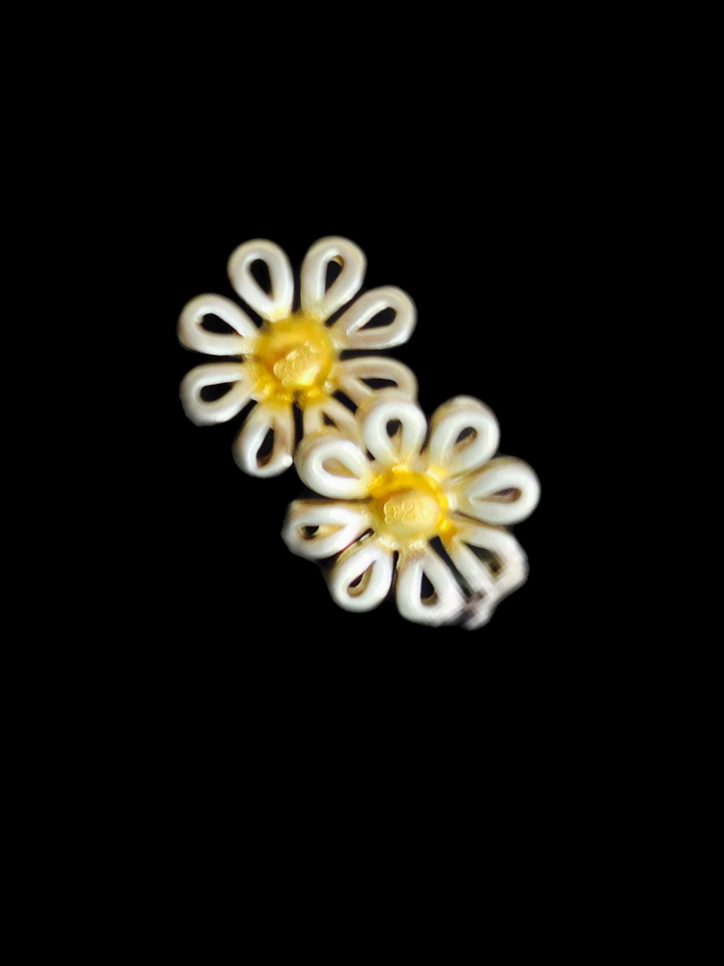 Brincos de Senhora em Prata 925, Flor