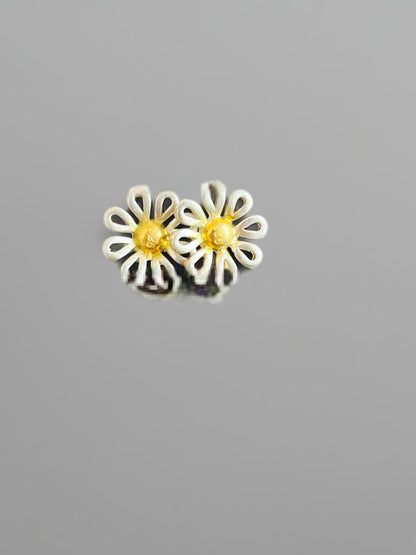 Brincos de Senhora em Prata 925, Flor