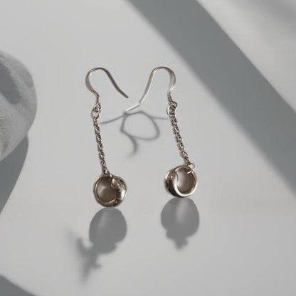 Brincos de Senhroa em Prata 925, Tiffany & Co Argola Caída
