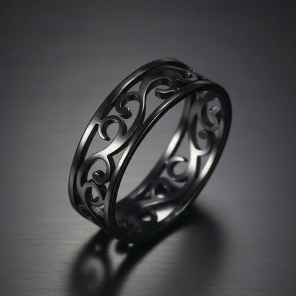 Bague pour Femme en Acier Inoxydable, Style Gothique