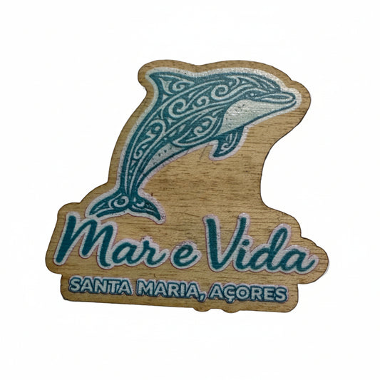 Íman em Madeira – Golfinho Mar e Vida