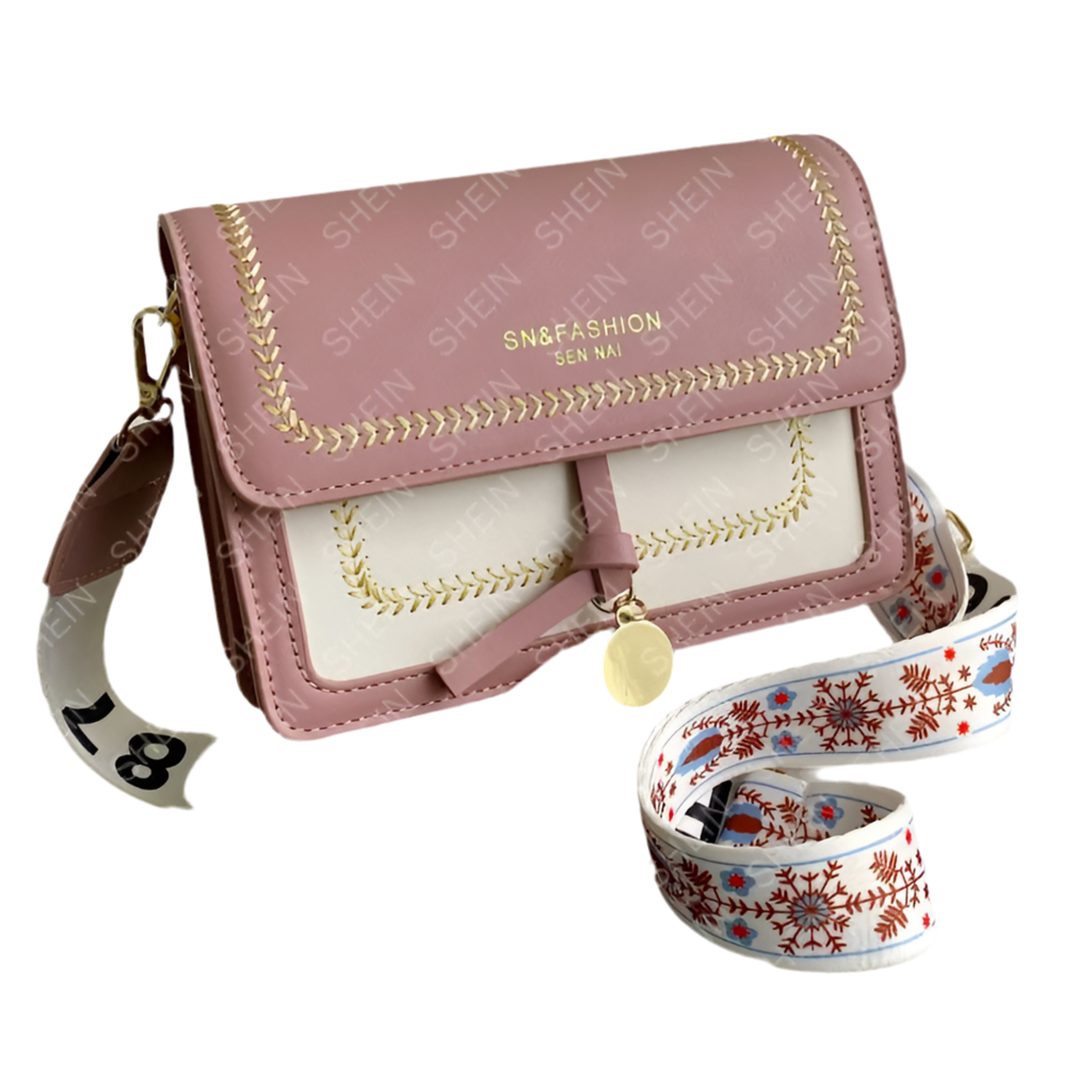 Bolsa de Senhora, Crossbody Rosa
