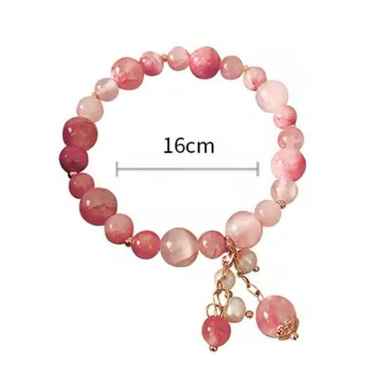 Pulseira de Senhora, Cristal Rosa