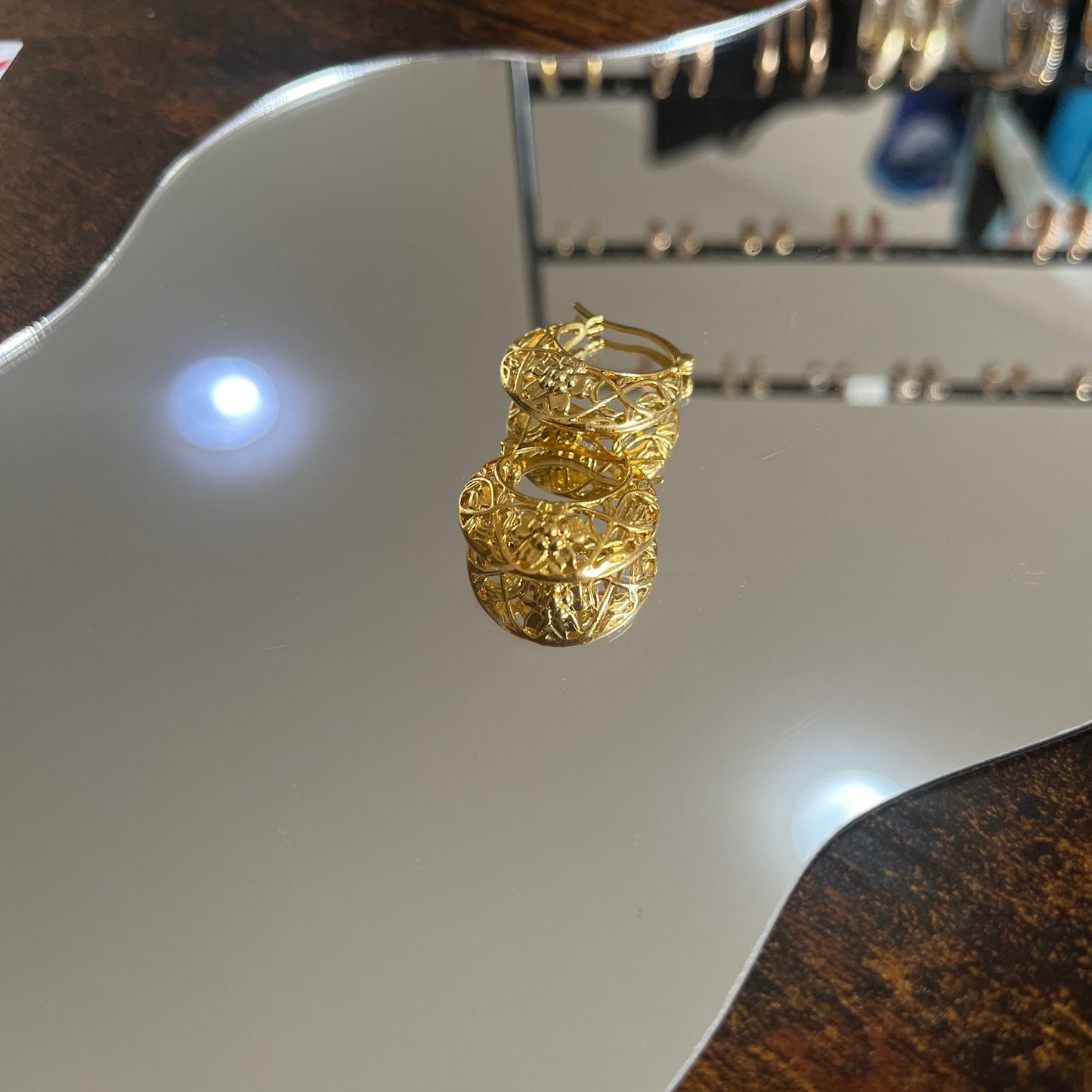 Argolas em Ouro Laminado 10K