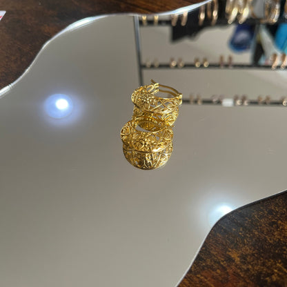 Argolas em Ouro Laminado 10K