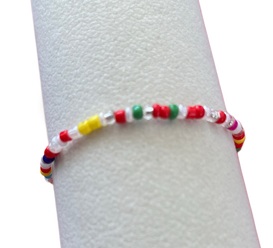 Pulseira de Senhora em Fantasia, Missangas Coloridas