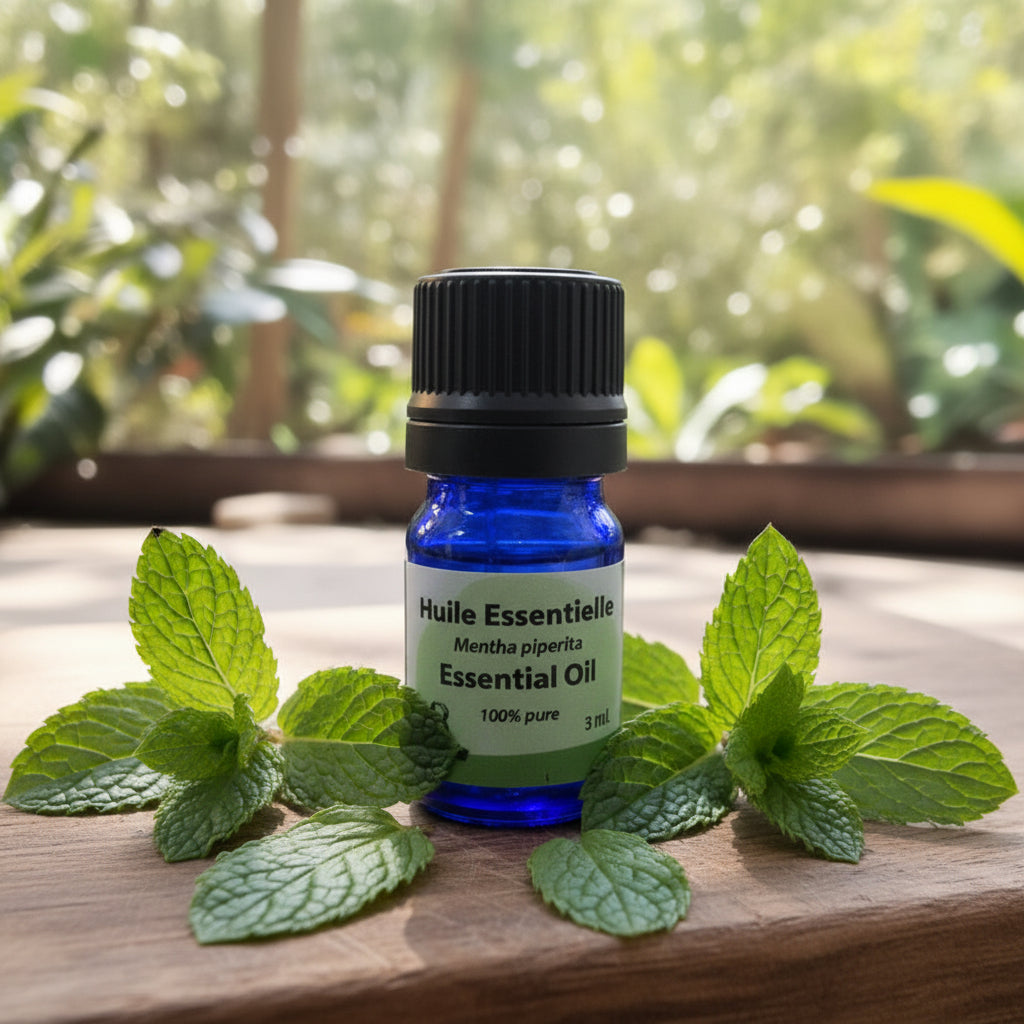 Huile essentielle de menthe poivrée
