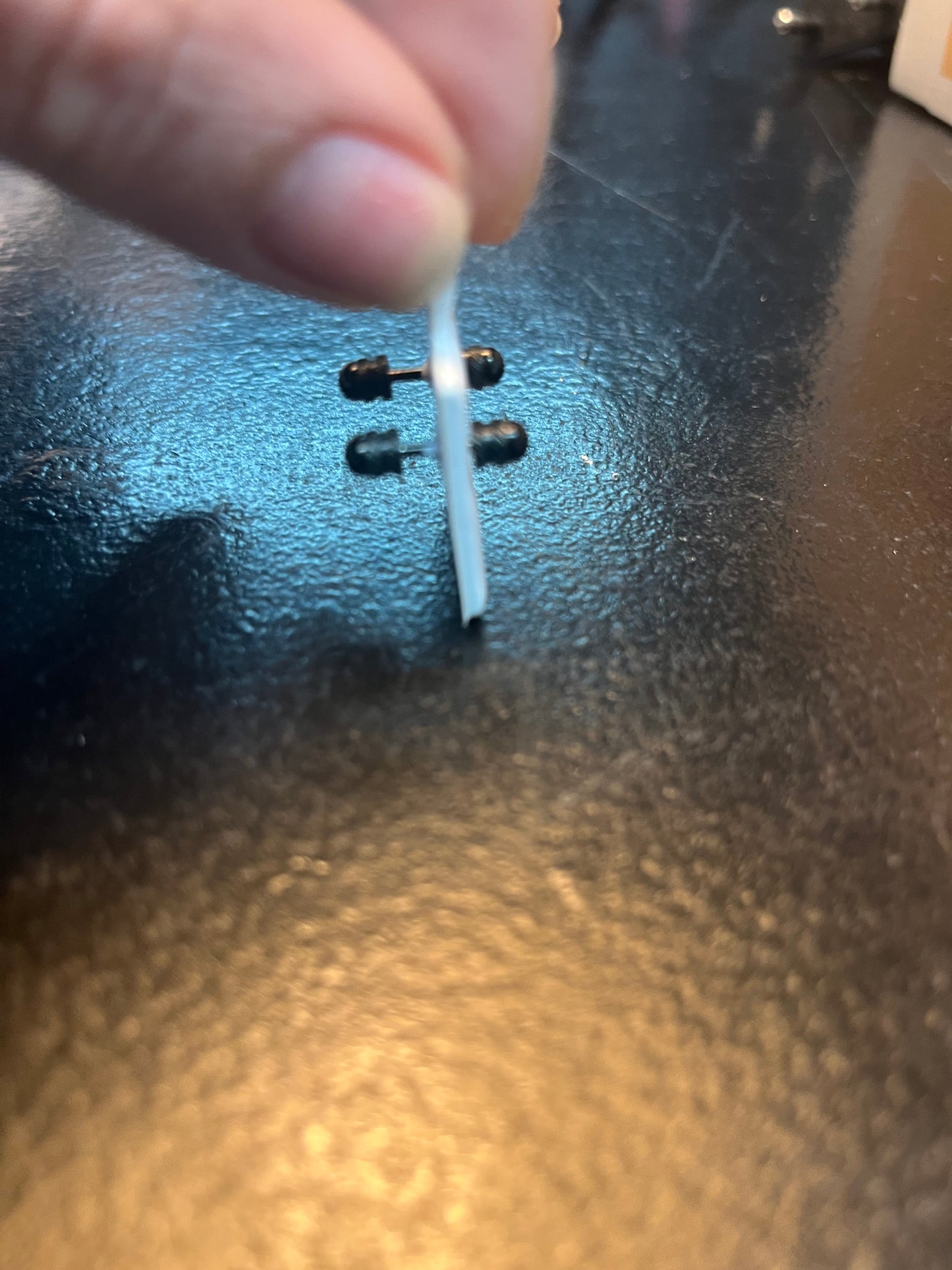 Brincos de Homem Tipo Piercing em Aço Inoxidável Preto