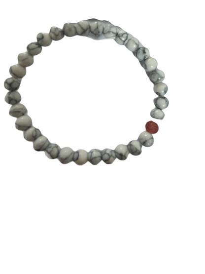 Pulseira de Senhora com Pedras Naturais Malaquita