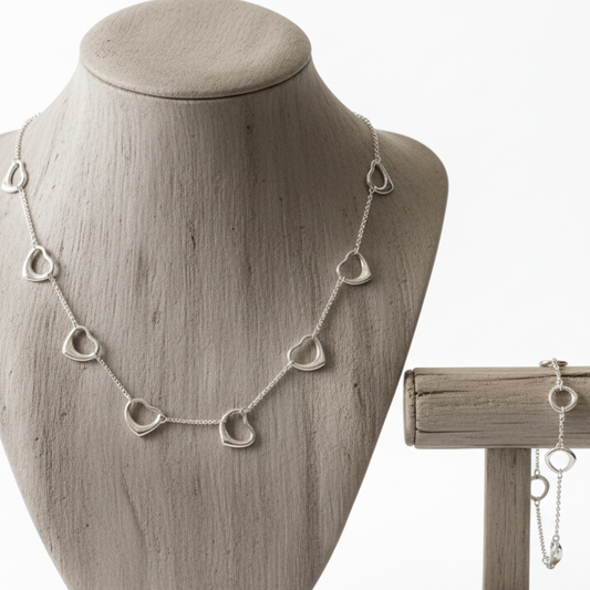 Conjunto Eternal Hearts Prata 925 – O Ícone do Romantismo Moderno