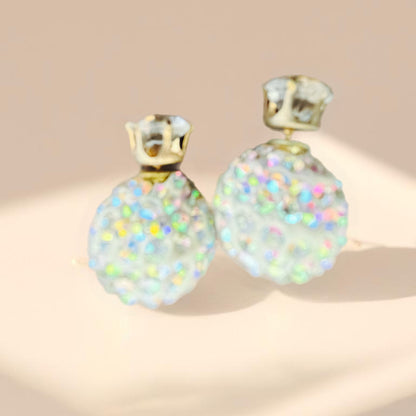 Brincos de Senhora em Fantasia, Bolas com Zircônias