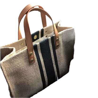 Saco de Senhora Nova Moda Listrada