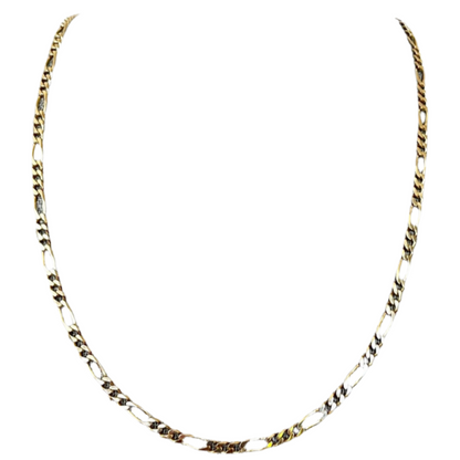 Colar de Homem em Ouro Laminado 14K, Corrente Fina