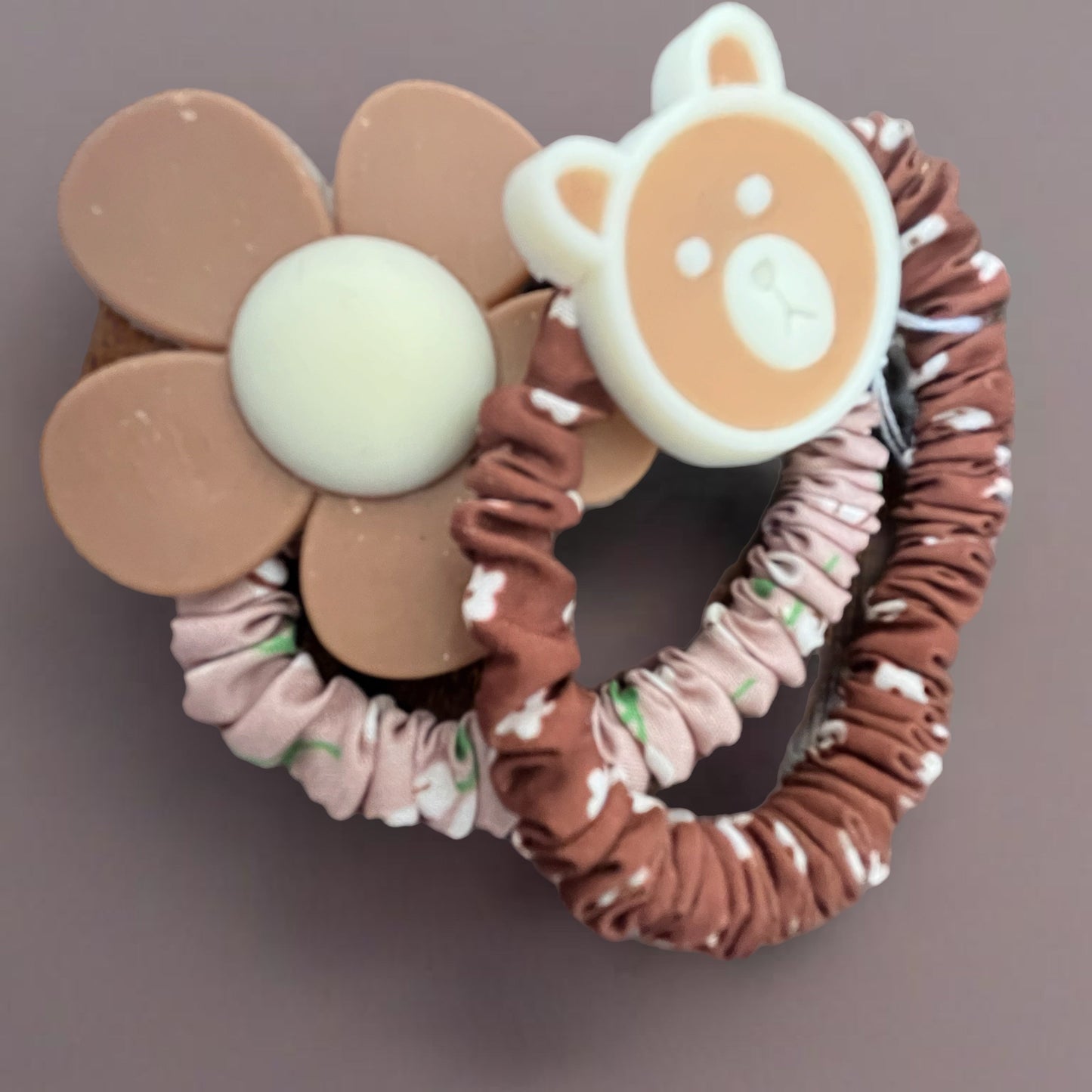 Conjunto Elásticos Cabelo, 2 Peças Desenhos
