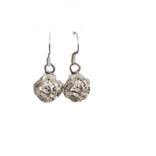 Brincos de Senhora em Prata 925, Flor