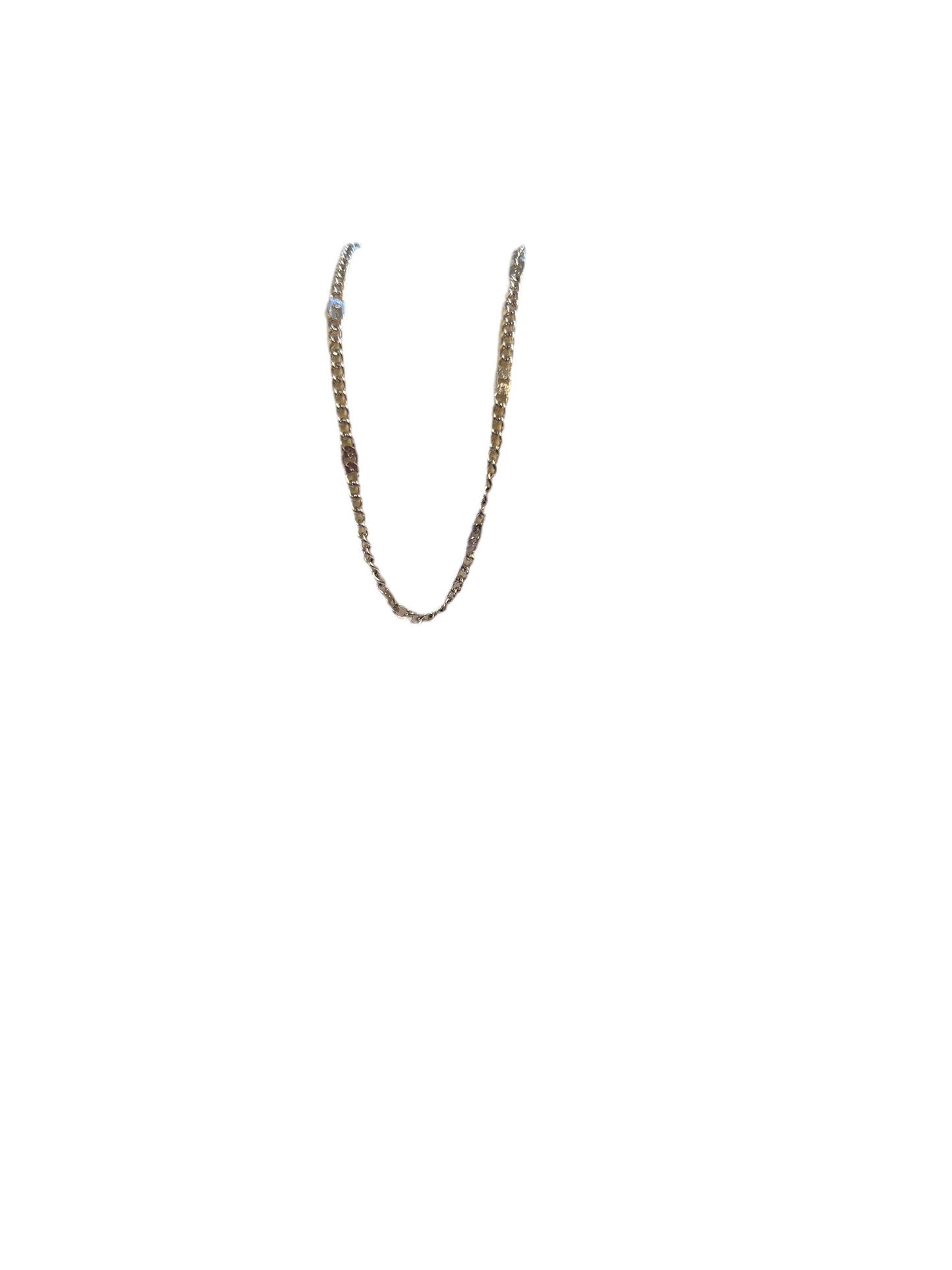 Pulseira de Senhora em Fantasia, Corrente Fina Entrelaçada