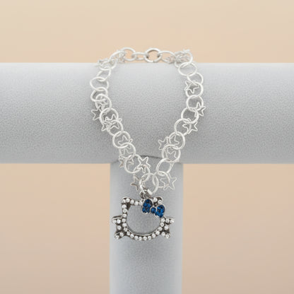 Pulseira de Criança em Prata, Hello Kitty