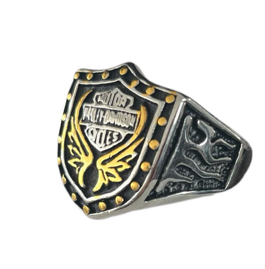 Anel Homem Aço Inox 316L Cabeça Touro