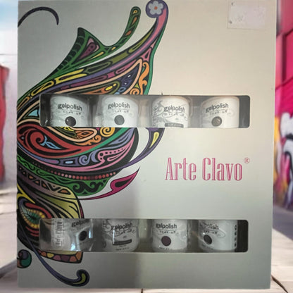 Arte Clavo - Conjunto de 8, Verniz UV