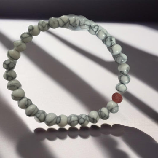Pulseira de Senhora com Pedras Naturais Malaquita