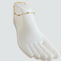 Pulseira Tornozelo de Senhora em Ouro Laminado 10K, Borlotas