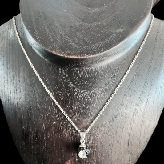 Colar de Senhora, Swarovski Preto