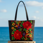 Mala Tote "Jardim Bordado" – Elegância Artesanal