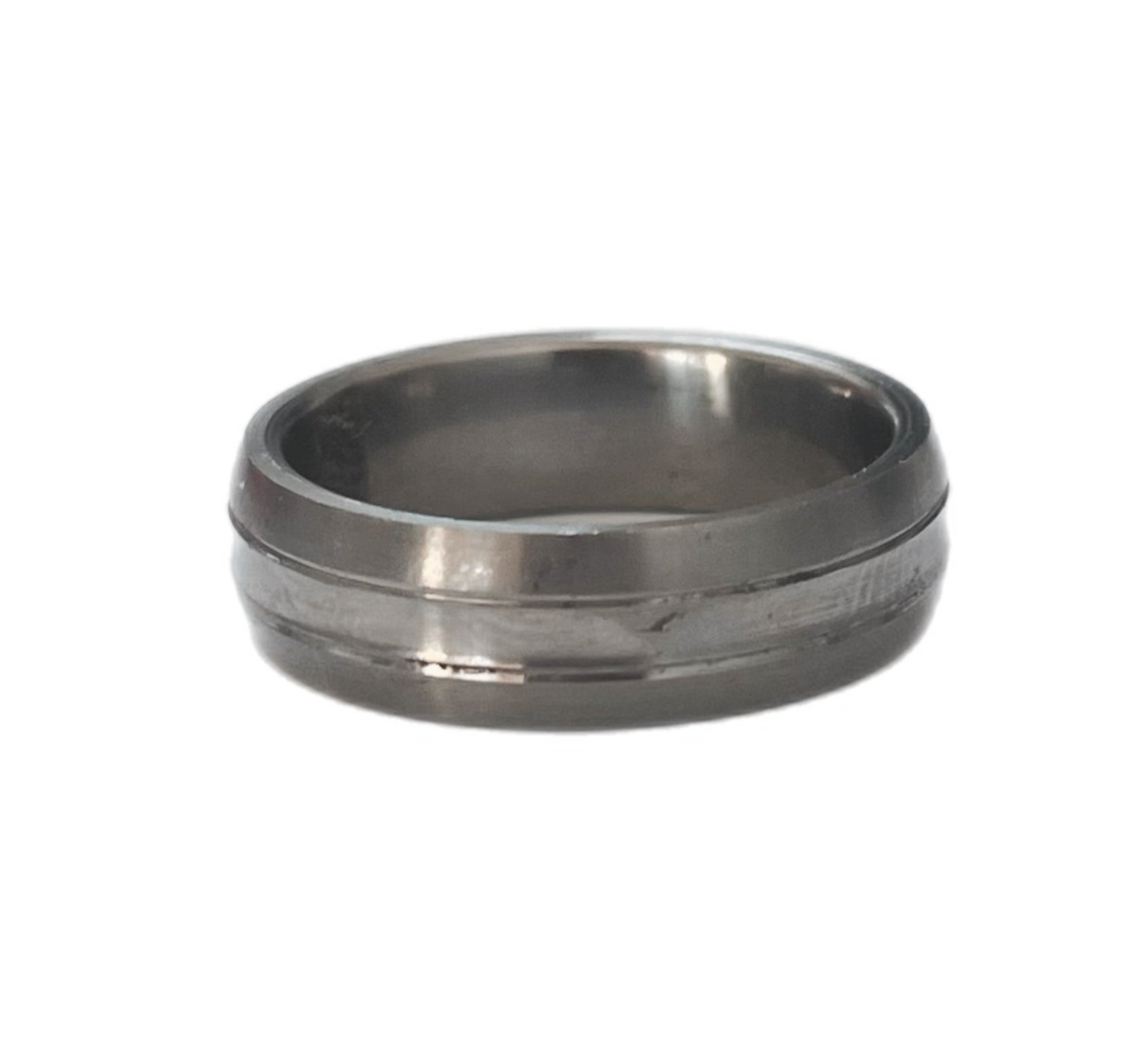 Anel de Homem em Aço Inoxidável, 3 Camadas Fusco