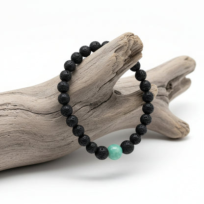 Bracelet pour femme, Pierre Volcanique