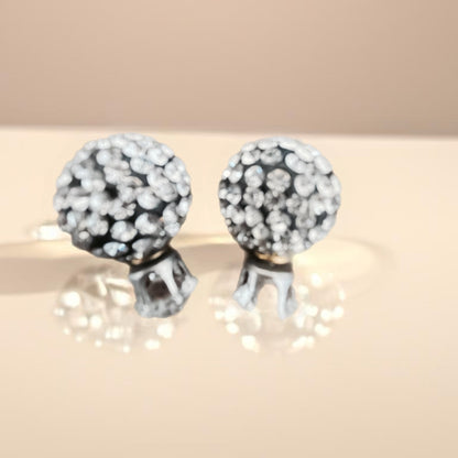 Brincos de Senhora em Fantasia, Bolas com Zircônias