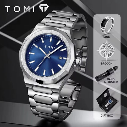 Conjunto Tomi de Homem em Aço Inoxidável