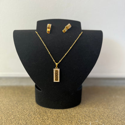 Conjunto de Senhora em Ouro Laminado 14K