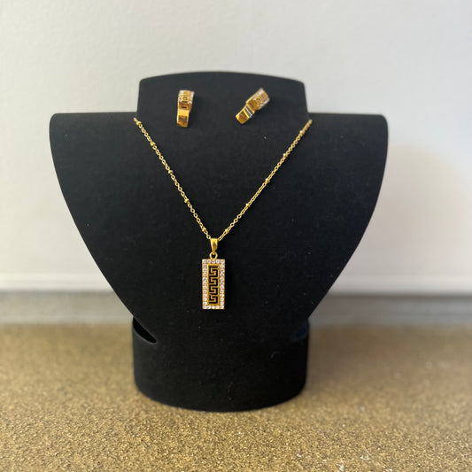 Conjunto de Senhora em Ouro Laminado 14K