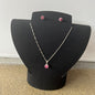 Conjunto de Senhora, Swarovski Rosa