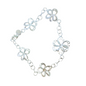 Pulseira de Senhora em Prata, 5 Flores