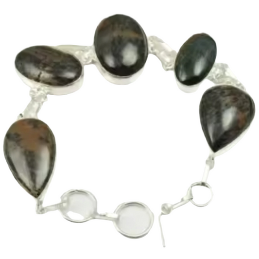 Pulseira de Senhora em Prata 925, Pinolite