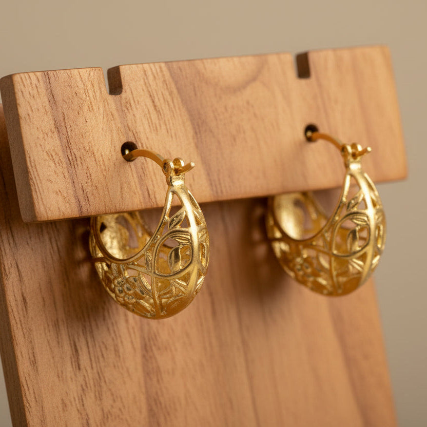 Argolas em Ouro Laminado 18K