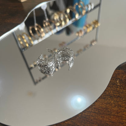 Argolas em Ouro Laminado Branco  10K