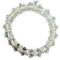 Pulseira de Senhora com Cristal de Rocha e Zircónias
