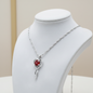 Collier pour femme en argent 925, Yasmin Cœur