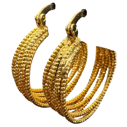 Argolas de Senhora em Ouro Laminado