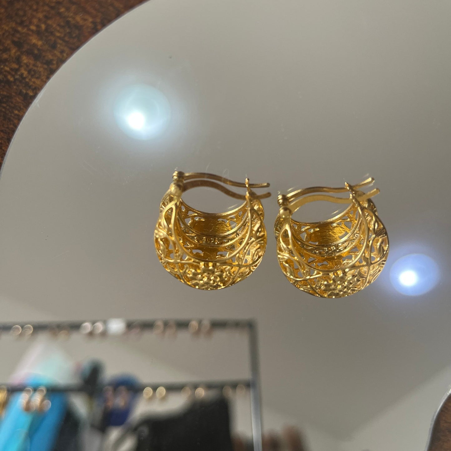 Argolas em Ouro Laminado 10K