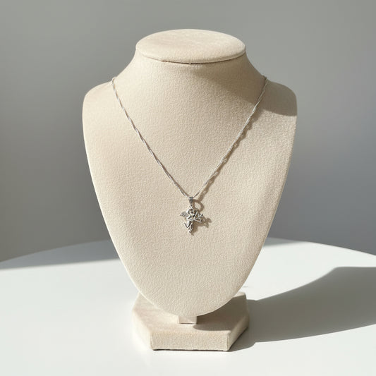 Colar de Senhora em Prata 925 com Pingente Cúpido
