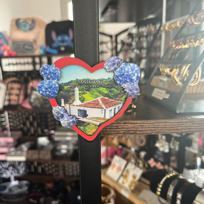 Íman em forma de coração, Santa Bárbara