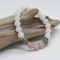 Bracelet pour Femme avec Pierre de Lune, Labradorite et Quartz Rose
