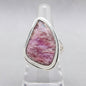 Bague en argent avec pierre naturelle Charoite T:7,5