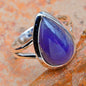 Bague en argent avec pierre naturelle Kyanite T:8