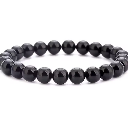 Pulseira Onyx Black – A Elegância Pura do Negro Profundo